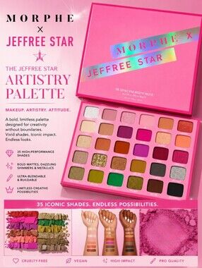 Morphe x Jeffree Star Artistry Palette